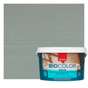 NEOMID BIO COLOR AQUA защитная декоративная пропитка на акриловой основе, морозное небо (2,3л)