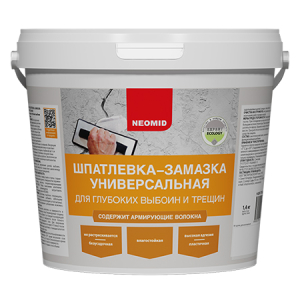 NEOMID шпатлевка замазка универсальная для выбоин и трещин (5кг)