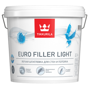 Tikkurila Euro Filler Light / Тиккурила Евро Филлер Лайт шпатлевка финишная