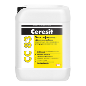 CERESIT CС 83 эластификатор для использования в качестве добавки к плиточным клеям (5л)