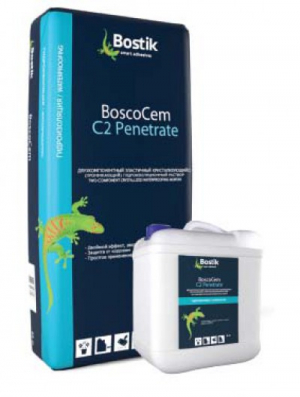 Bostik Bosco Cem Combi / Бостик двух компонентная гидроизоляция обмазочная