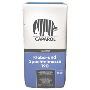Caparol Capatect Klebe und Spachtelmasse 190 / Капарол смесь штукатурно клеевая для теплоизоляции