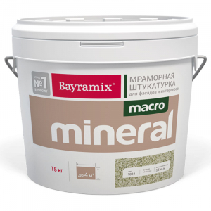 Bayramix Macro Mineral / Байрамикс Макро Минерал штукатурка на основе мраморной крошки 1031