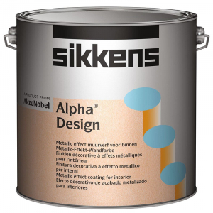 SIKKENS ALPHA DESING покрытие декоративное с текстурным перламутровым эффектом, база 888 (2,5л)