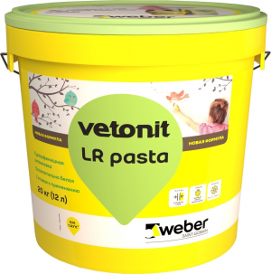 weber.vetonit  LR Pasta / Вебер Ветонит ЛР Паста шпаклевка суперфинишная под окраску и обои