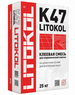 Litokol K47 / Литокол клей для плитки при внутренних работах