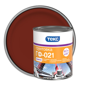 ТЕКС УНИВЕРСАЛ ГФ 021 грунтовка антикоррозионная, алкидная, красно-коричневая (1кг)