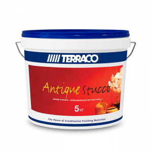 TERRACO ANTIQUE STUCCO штукатурка венецианская с эффектом мрамора, цвет крем брюле (5кг)