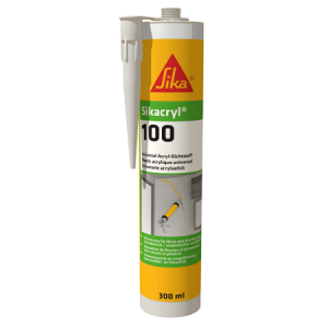 Sika Sikakril 100 / Сика акриловый герметик белый окрашиваемый