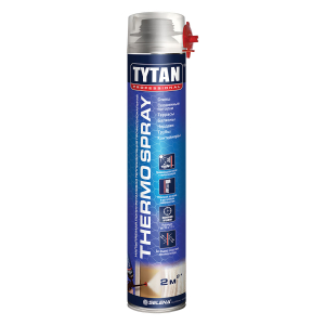 TYTAN PROFESSIONAL THERMOSPRAY напыляемая полиуретановая теплоизоляция, профессиональная (870мл)