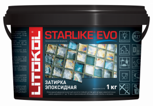 LITOKOL STARLIKE EVO двухкомпонентная затирка на эпоксидной основе S.550 rosso oriente (5кг)