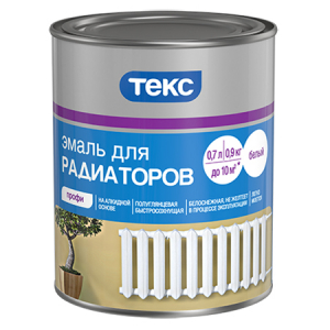 Текс алкидная эмаль для радиаторов термостойкая   