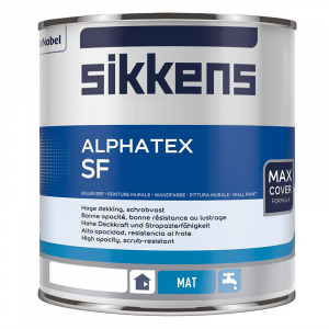 SIKKENS ALPHATEX SF краска для стен и потолков, матовая, база W05 (1л)