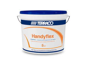 TERRACO HANDYFLEX заполнитель для трещин эластичный, окрашиваемый, белый (5кг)