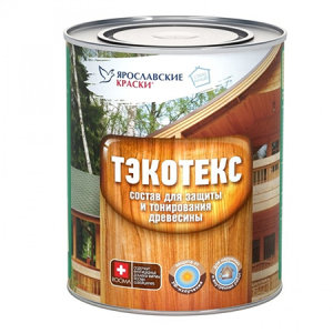 ЯРОСЛАВСКИЕ КРАСКИ ТЭКОТЕКС состав для защиты и тонирования древесины орегон (2,5л/2,1кг)