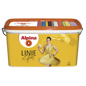 Alpina Linie Effekt / Альпина Эффект Линии матовая кремообразная структурная краска