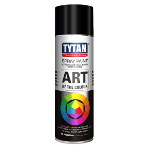 TYTAN PROFESSIONAL ART OF THE COLOUR краска аэрозольная, RAL9004, черная матовая (400мл)