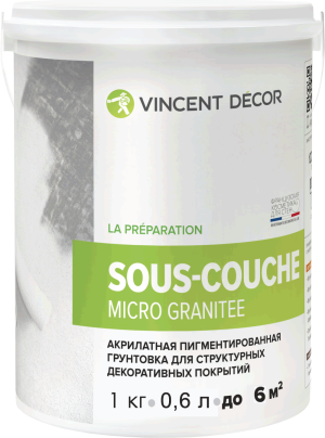 Vincent Decor Sous Couche Micro granitee / Винсент Со Куш Микро Гранит грунт под штукатурку