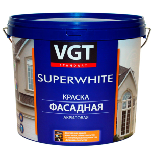 VGT Superwhite / ВГТ ВД-АК-1180 краска акриловая фасадная