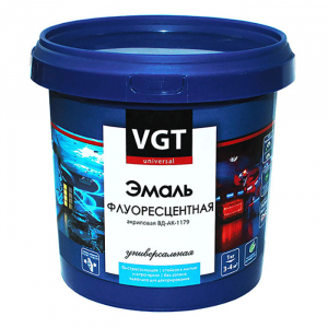 VGT ВД-АК-1179 ЭМАЛЬ ФЛУОРЕСЦЕНТНАЯ, универсальная, голубая (1кг)