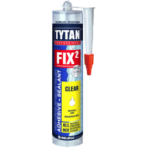 TYTAN PROFESSIONAL Fix2 Clear клей-герметик, прозрачный (290 мл)