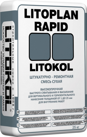 Litokol Litoplan Rapid / Литокол Литоплан Рапид штукатурка ремонтная