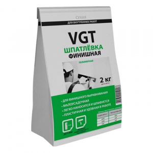 VGT / ВГТ шпатлевка полимерная финишная 