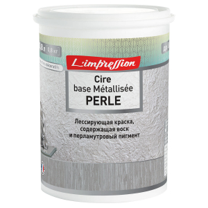 Limpression Cire base Metallisee Perle / Лимпрессион краска лессирующая для декоративных покрытий