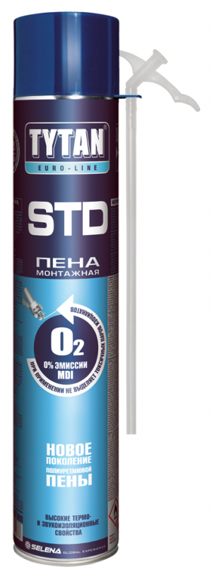 Tytan Euro Line STD / Титан Евро Лайн СТД пена монтажная летняя
