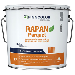 Finncolor Rapan Parquet / Финнколор Рапан Паркет полуматовый лак для пола