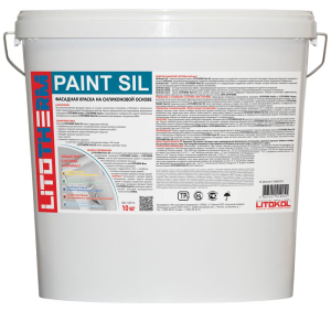 LITOKOL LITOTHERM PAINT SIL краска фасадная силиконовая, белая (20кг)