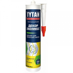 Tytan Professional / Титан Экспресс Декор монтажный клей для изделий из пенополистирола 