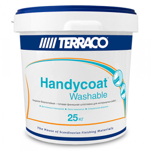 Terraco Handycoat Washable / Террако Хэндикоат шпатлевка финишная влагостойкая 