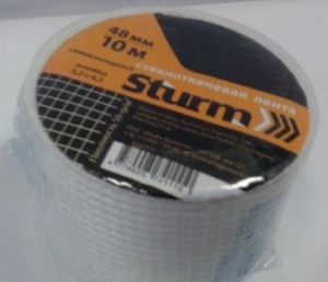 Sturm / Штурм сетка стеклотканевая, самоклеющаяся, серпянка 48*10 м