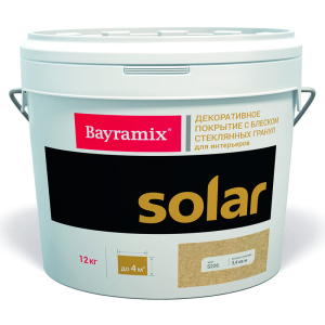 BAYRAMIX SOLAR декоративное покрытие на основе стеклянных гранул, с перламутром S225 (12кг)