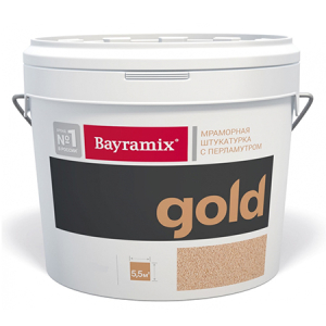 BAYRAMIX MINERAL GOLD штукатурка  декоративная мраморная с эффектом перламутра, G 084 (15кг)