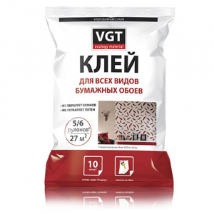 VGT КЛЕЙ всех видов бумажных обоев (25кг)