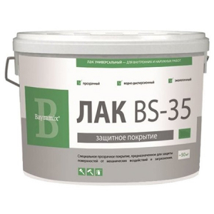 BAYRAMIX ЛАК ВS-35 защитный лак для декоративных покрытий (2,5кг)
