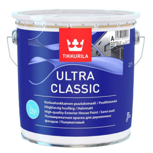Tikkurila Ultra Classic / Тиккурила Ультра Классик полуматовая полиакрилатная краска