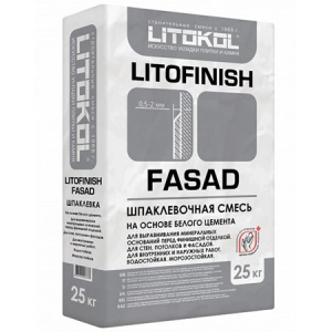 Litokol Litofinish Fasad / Литокол Литофиниш шпатлевка для наружных и внутренних работ