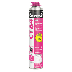 Ceresit CT 84 Express / Церезит полиуретановый пено клей для полистирола при теплоизоляции