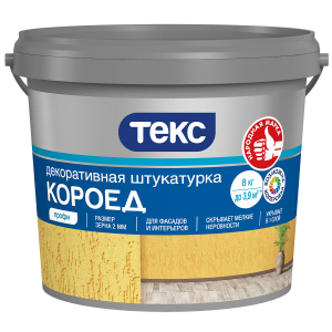 ТЕКС ПРОФИ штукатурка декоративная короед, база  А (8кг)