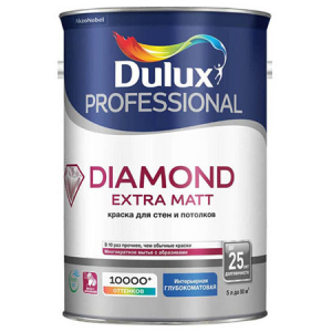 Dulux Diamond Extra Matt / Дюлакс Даймонд Экстра Мат краска для стен и потолков износостойкая   