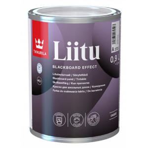 Tikkurila Liitu / Тиккурила Лииту грифельная краска черная и база под колеровку