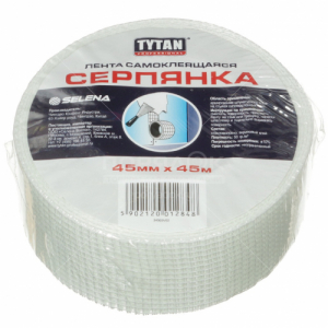 TYTAN PROFESSIONAL лента самоклеящаяся, серпянка, ширина 45 мм (90м)