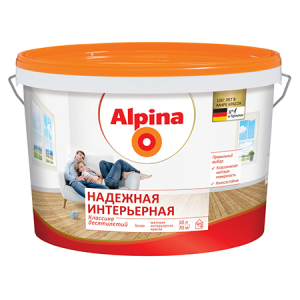 Alpina / Альпина Надежная Интерьерная матовая краска для стен и потолков