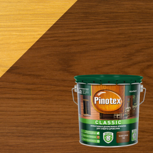 Pinotex Classic / Пинотекс Классик фасадная пропитка для дерева защита до 8 лет   