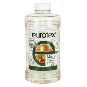 Eurotex Сауна масло для полков бесцветный (0,8л)