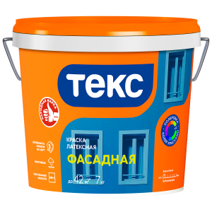 ТЕКС ОПТИМУМ ВДАК-101краска фасадная белая (7кг)
