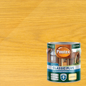 Pinotex Classic Plus / Пинотекс Классик Плюс пропитка антисептик 3 в 1 защита до 9 лет   